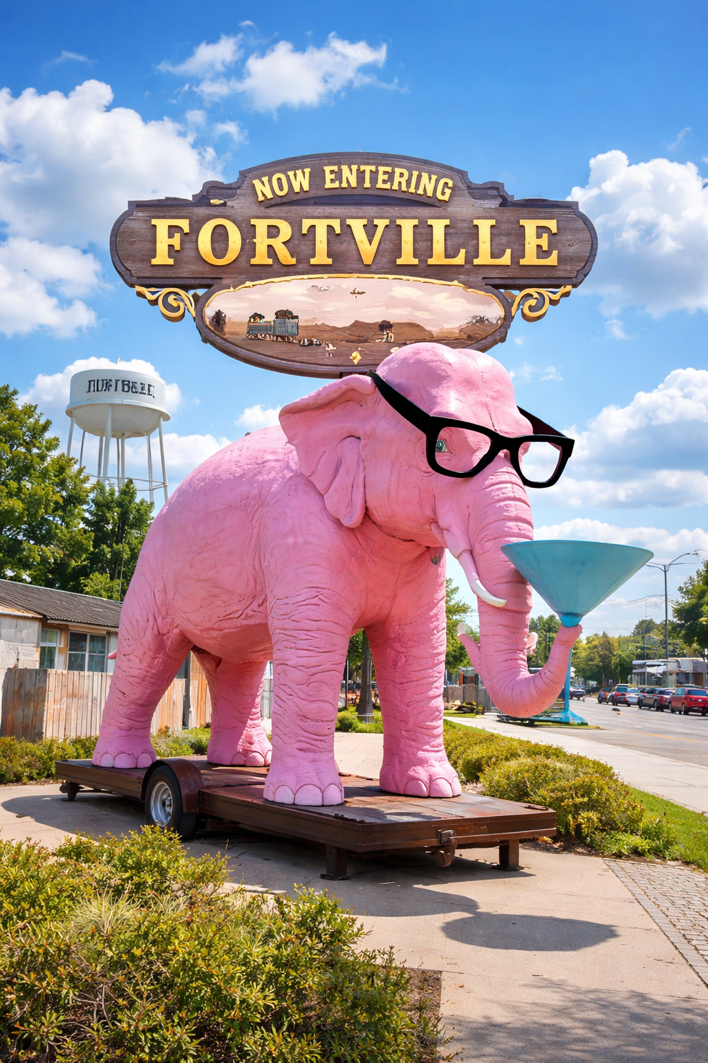 The Pink Elephant and Other Roadside Icons of Indiana — hero image